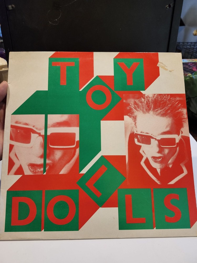 TOY DOLLS 1982 UK Wonderful World Punk Rock 1985 Release VINYL LP Rare Copy