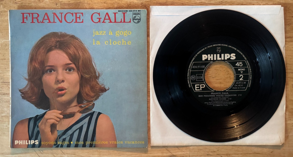 45 7″ FRENCH EP FRANCE GALL JAZZ A GOGO
