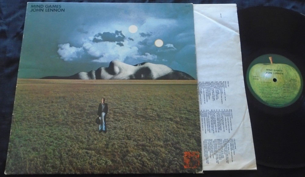 JOHN LENNON, Mind Games USA 1st pressing Excellent- LP FREE SHIPPING Beatles