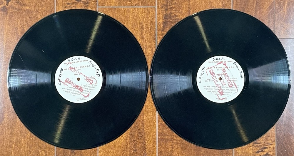 Gli Abencerragi Cherubini EJS514 The Golden Age of Opera Carlo Giulin 2LPs