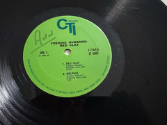 Freedie Hubbard LP “Red Clay” CTI 6001 Joe Henderson ~ Van Gelder 1970 1st Press