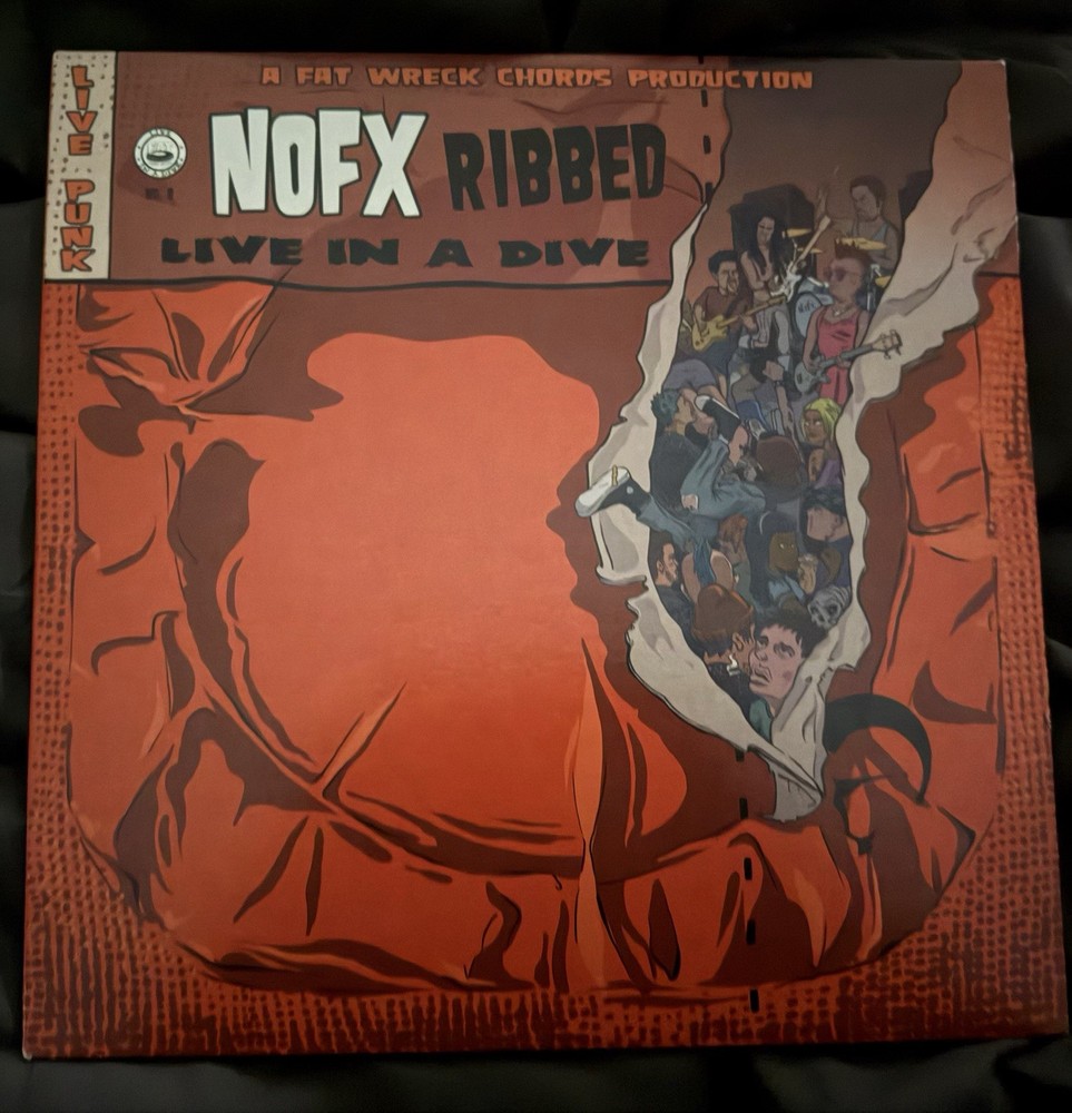 NOFX Ribbed Live in a Dive Black Vinyl LP