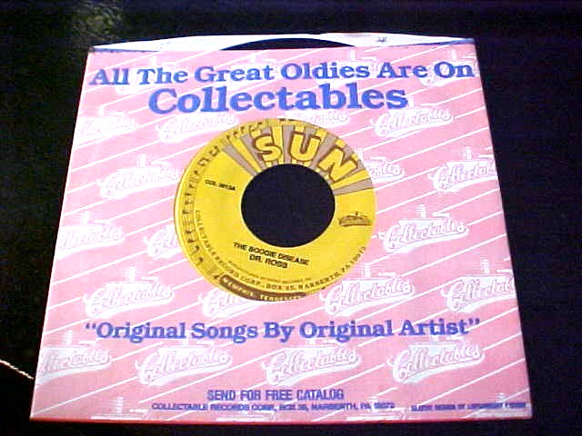 DR. ROSS 45 Sun 1950’s BLUES JUMP The Boogie Disease UNPLAYED Old Stock JUKEBOX