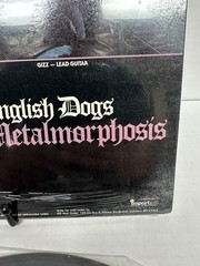 English Dogs: Metalmorphosis – 1986 Vinyl LP 1st Press Thrash (VG+) “CLEAN”