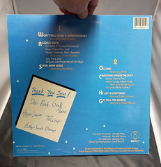 Christmas Greetings Vinyl Record Album from someone who really cares 1986 Impact