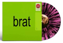 NEW Charli XCX Brat Vinyl Pink Black Splatter Target Exclusive Record Limited LP