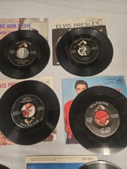 45 RPM RECORD PICTURE SLEEVE ELVIS PRESLEY LOT Of 11 Vinyl 7 Inch Shook Up READ