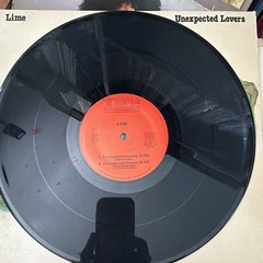 Lime “Unexpected Lovers” Electronic 12″ Vinyl Single 33 RPM (1985) TSR 837