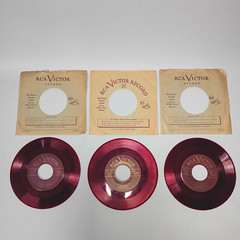 Lot Of 3 Vintage RCA Victor Red Seal Red Record Vinyl 45 RPM 7″ Singles