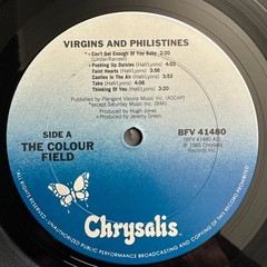 The Colour Field Virgins & Philistines Vinyl LP In Shrink 1985 Chrysalis Records