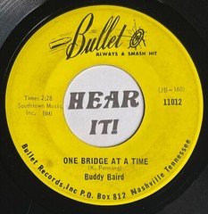 Hot Groovy Teen Country Rocker 45 BOBBY BAIRD Count Me Gone BULLET obscure hear