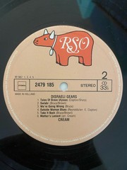 CREAM DISRAELI GEARS EX LP ORIG. HOLLAND PRESSING MORE LPS FREE SHIP