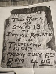 Tales Of Terror,RARE,LP, w Cassette 2 Xtra Songs! No Case. RARE! W/ Flyer 1984