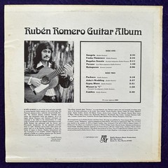 RUBEN ROMERO Guitar Album LP PRIVATE Jazz Folk Psych Breaks TESTED EX