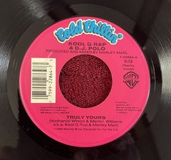 G Rap & DJ Polo Cold Cuts/Truly Yours 7″ 45RPM Vinyl Record 7-22864