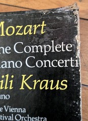 Lili Kraus Mozart Complete Piano Concerti Vienna Festival Orchestra 12 Vinyl Box