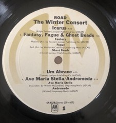 VINYL ONLY THE WINTER CONSORT “Road” LP A&M Records SP 4279 World Jazz