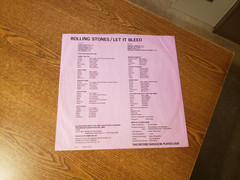 1960s VG+/VG Rolling Stones Let It Bleed NPS4 LP33 see notes!
