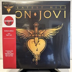 Bon Jovi – Greatest Hits LP on TIGER EYE COLORED Vinyl SEALED with Hype Insert