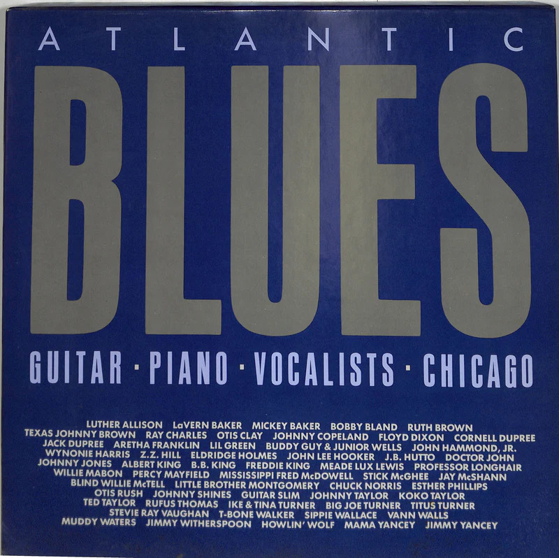 Atlantic Blues Guitar Piano Vocalists Chicago 8 LP Set 1986 7-81713-1 EX Cond
