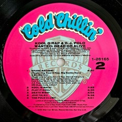 1990 – KOOL G RAP & D.J. POLO – WANTED: DEAD OR ALIVE LP – COLD CHILLIN’ PROMO