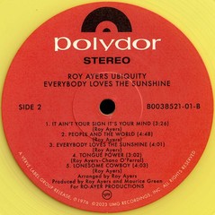 Roy Ayers Ubiquity – Everybody Loves The Sunshine (YELLOW VINYL) – FUNK *NEW/COL