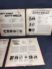 KITTY WELLS – COLLECTION OF KITTY WELLS RECORDS – LOT OF 5 LPS