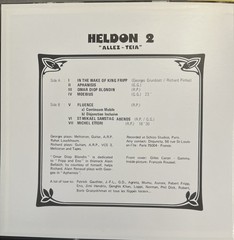 Heldon Allez-Teia (Heldon II) 50th Anniv. Ed. Vinyl LP NM/NM Superior Viaduct