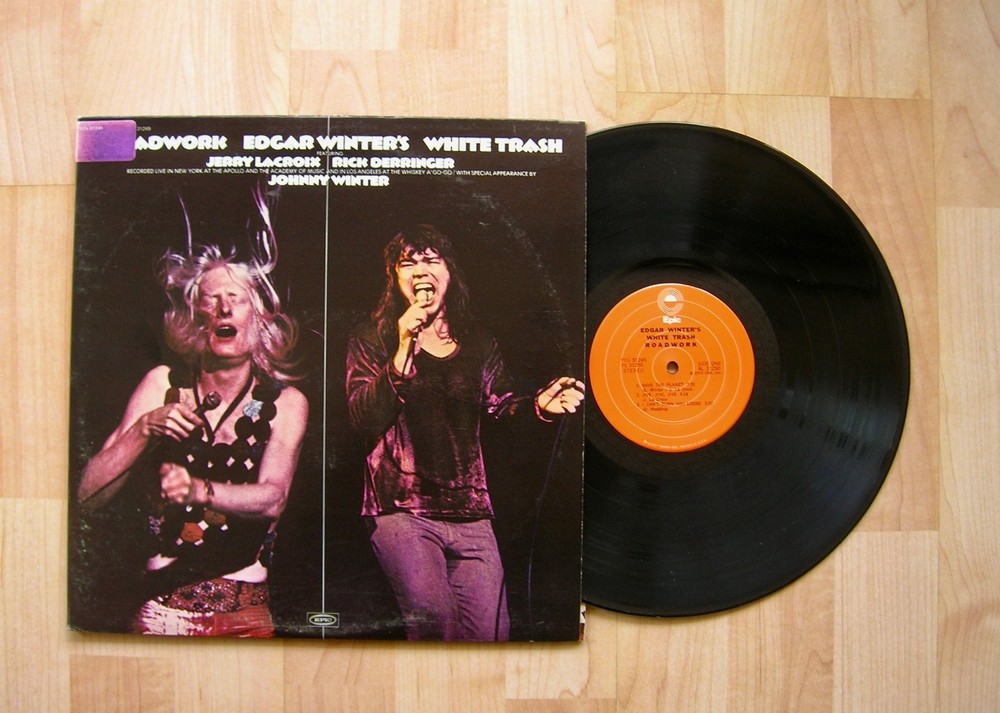 EDGAR WINTER White Trash Roadwork Epic PEG 31249 orig 1972 NM