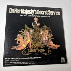 John Barry On Her Majesty’s Secret Service Vinyl LP 1969 UAS 5204 Vintage Record