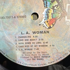 The Doors L.A. Woman Vinyl LP Elektra EKS-75011 Stereo 1971 12″