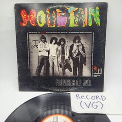 MOUNTAIN Flowers of Evil LP Vinyl 1971 Mississippi Queen Pride & Passion VG