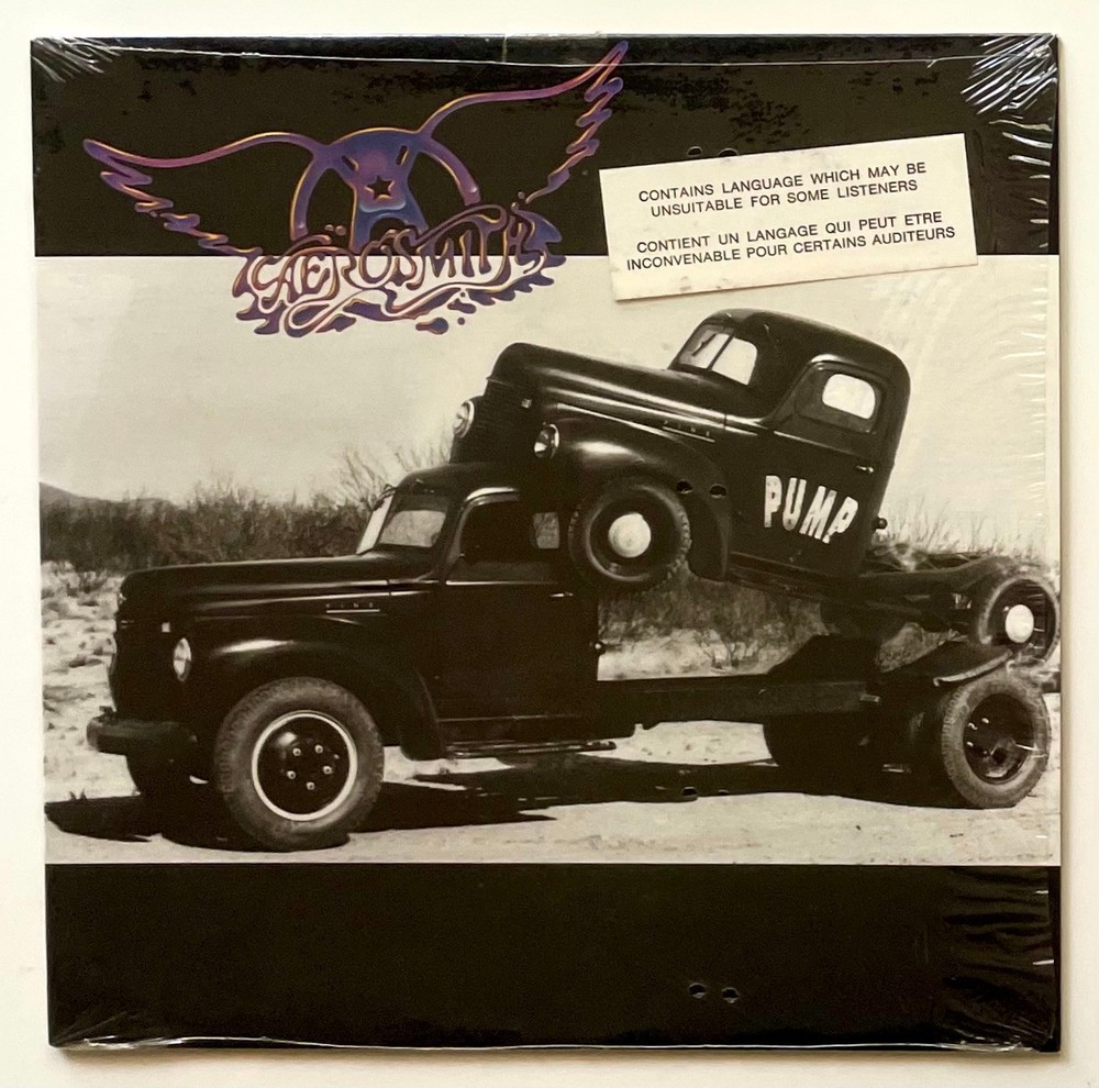 BEAUTIFUL COPY Vtg 1989 AEROSMITH Album PUMP Record 1ST PRESS Vinyl OG NEAR MINT