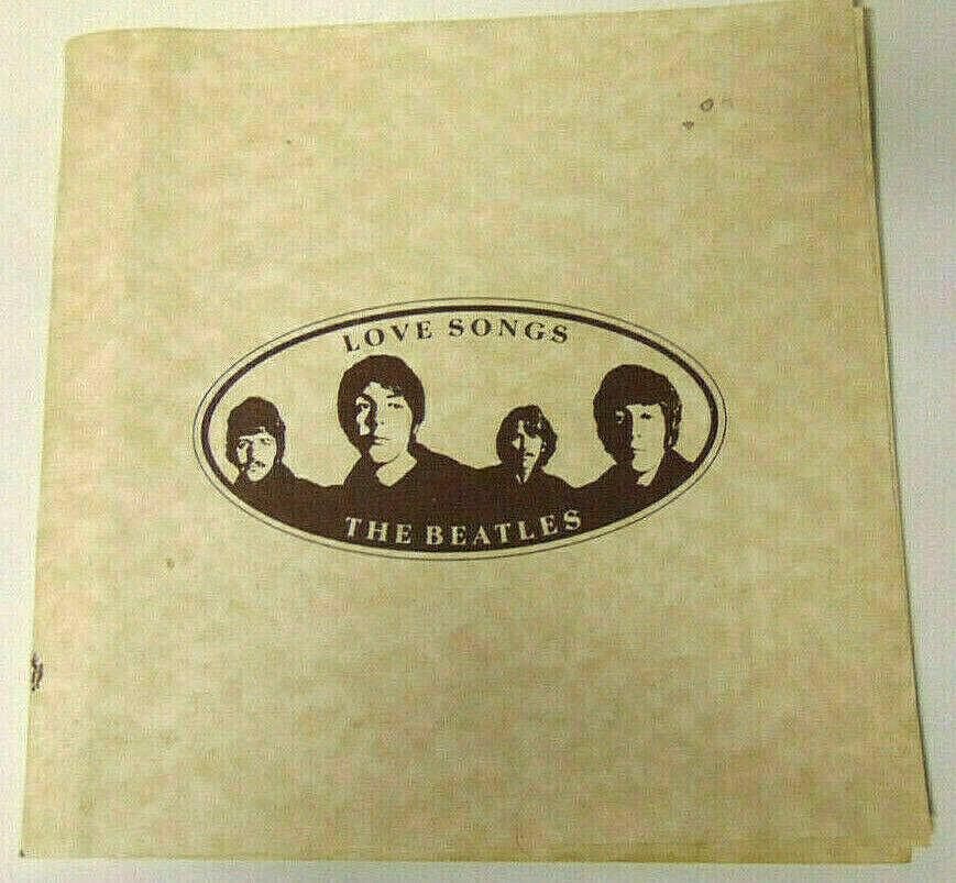 Beatles Love Songs Lyric Booklet 1977 24 Pages 11.5×11.5″ NO Record NO Jacket