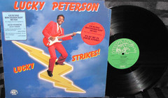 Lucky Peterson: Lucky Strikes vinyl LP~1989 Alligator Records AL-4770, vinyl NM