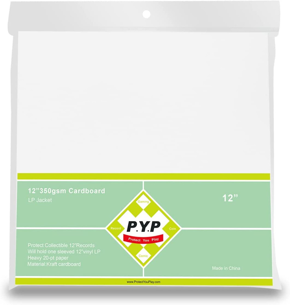 33RPM 350Gsm Vinyl LP Cardboard Jackets Cover for 12″ Vinyl Records by Protect