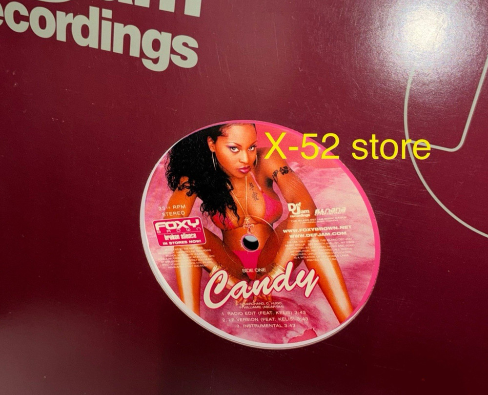 Foxy Brown Candy PINK Vinyl hit single promo Kelis Neptunes Pharrell Williams