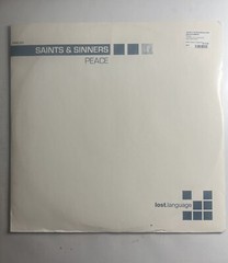 Vintage Vinyl: Saints And Sinners – Peace 12” 2001 UK Progressive Trance Ambient