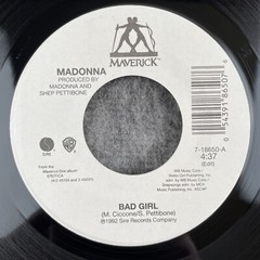 MADONNA Bad Girl / Fever 45 Maverick 7-18650 NEW UNPLAYED