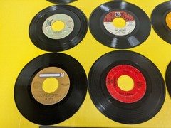 FOR DECOR: LOT OF 12 FOLK ROCK 7″ 45 VINYL RECORDS Jim Croce Simon Garfunkel