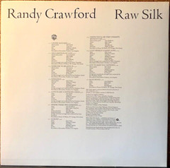 PURE PLEASURE Audiophile 180g LP RANDY CRAWFORD RAW SILK Smooth Romantic Soul