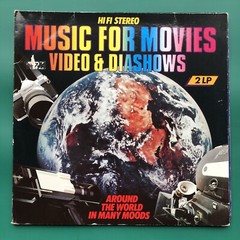 AROUND THE WORLD IN MANY MOODS (Movies Video Dia-Shows) 2x LP Library Effects FX