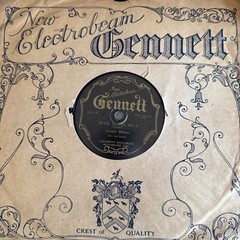 1928 GENNETT ELECTROBEAM 6562 78 rpm FRANKIE WALLACE – SLEEVE V+