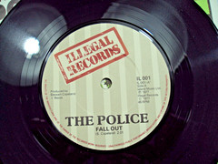 The Police – Fallout , 1979 UK 7″ Vinyl Single, Tested, Free S/H