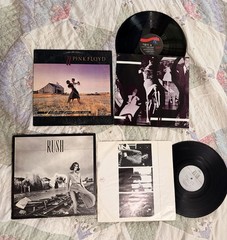 RUSH Lp Permanent Waves PINK FLOYD Collection Of Great Dance Songs Lp EXCELLENT