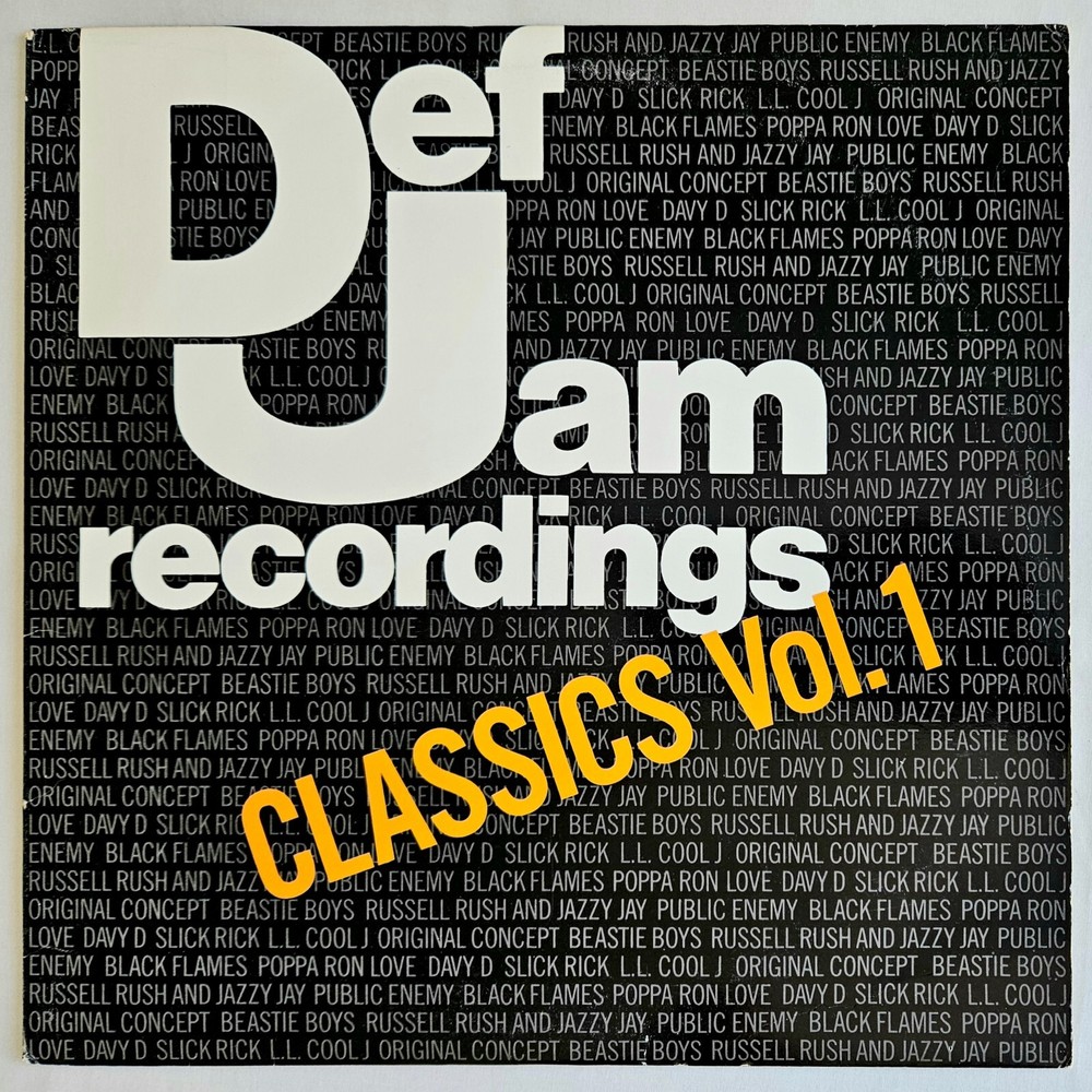 1989 – VARIOUS – DEF JAM CLASSICS VOL. 1 – DEF JAM RECORDINGS ORIGINAL PRESSING