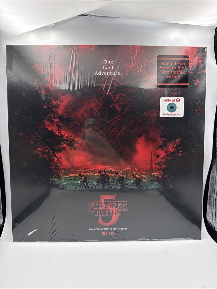 Stranger Things Season 5 Soundtrack Limited Sea Blue Smoke Color Vinyl LP