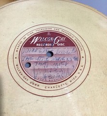 Homemade Records Lot Of 10 Wilcox-Gay Corp 1950s Recordio Discs
