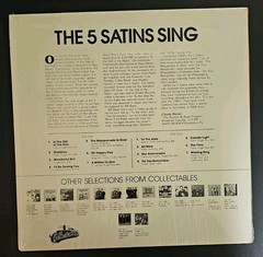 The 5 Satins – Song Their Greatest Hits Vinyl LP EX Collectables COL 5017 VTG