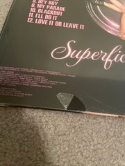 Heidi Montag Superficial UO Exclusive LP Magenta with Glitter Vinyl Sealed New